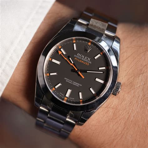 rolex milgauss vintage for sale|rolex milgauss price chart.